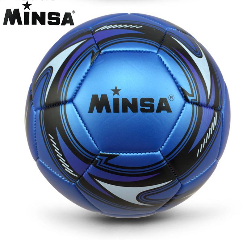MINSA Official Standard Soccer Ball Size 5 Training Futebol Football Ball Match Voetbal Bal