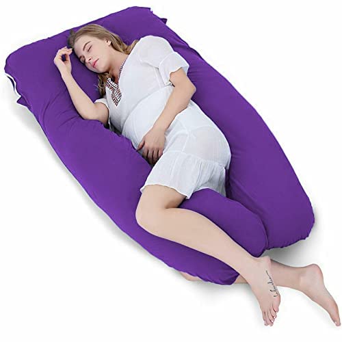 U Shape Comfortable Pregnancy Pillow (Purple)