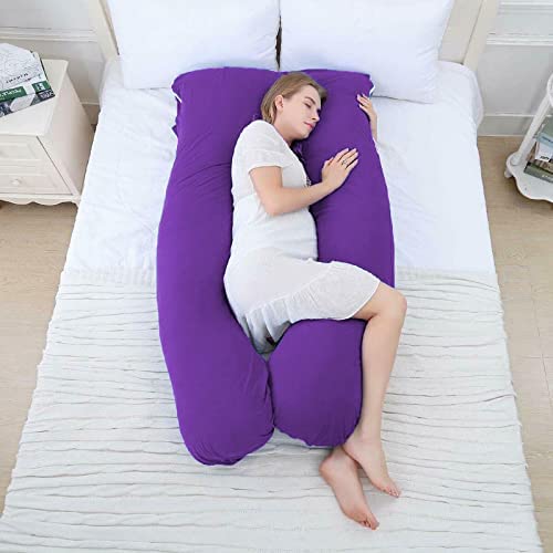 U Shape Comfortable Pregnancy Pillow (Purple)