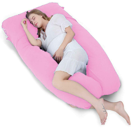 U shape Premium Quality Pregnancy Pillow (Pink)