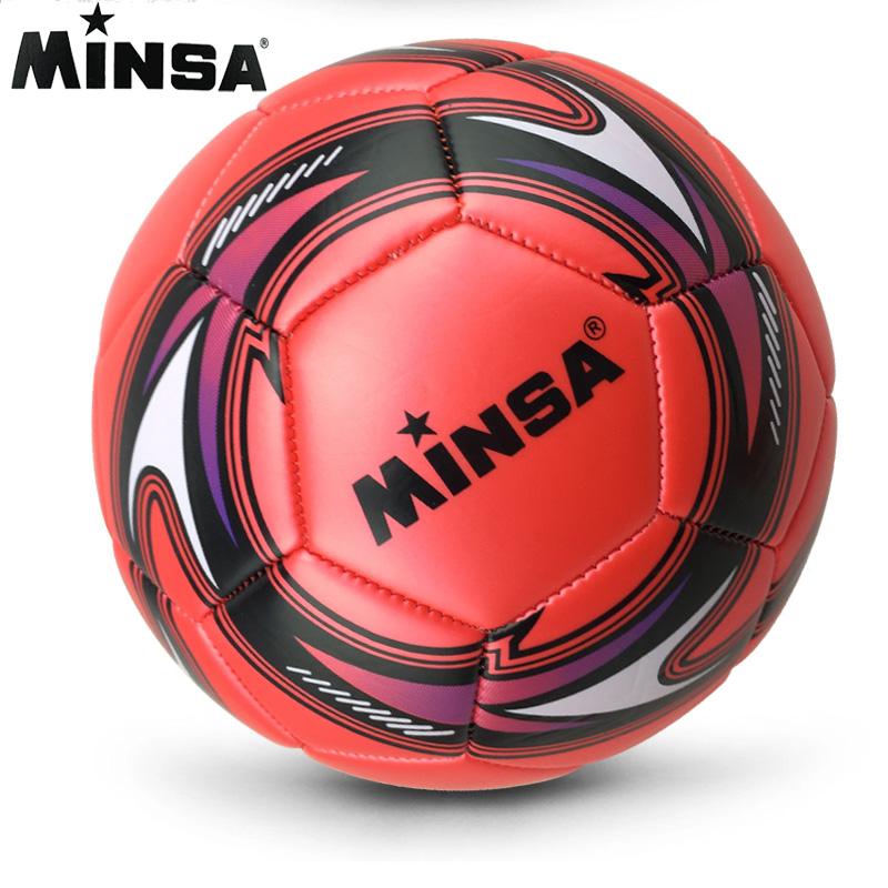 MINSA Official Standard Soccer Ball Size 5 Training Futebol Football Ball Match Voetbal Bal