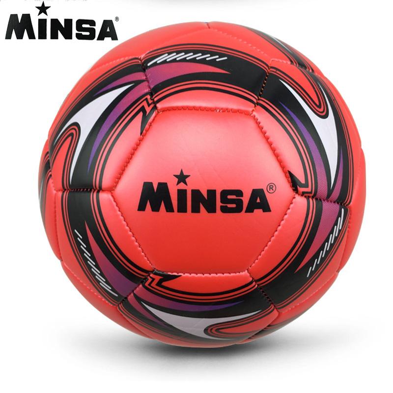 MINSA Official Standard Soccer Ball Size 5 Training Futebol Football Ball Match Voetbal Bal